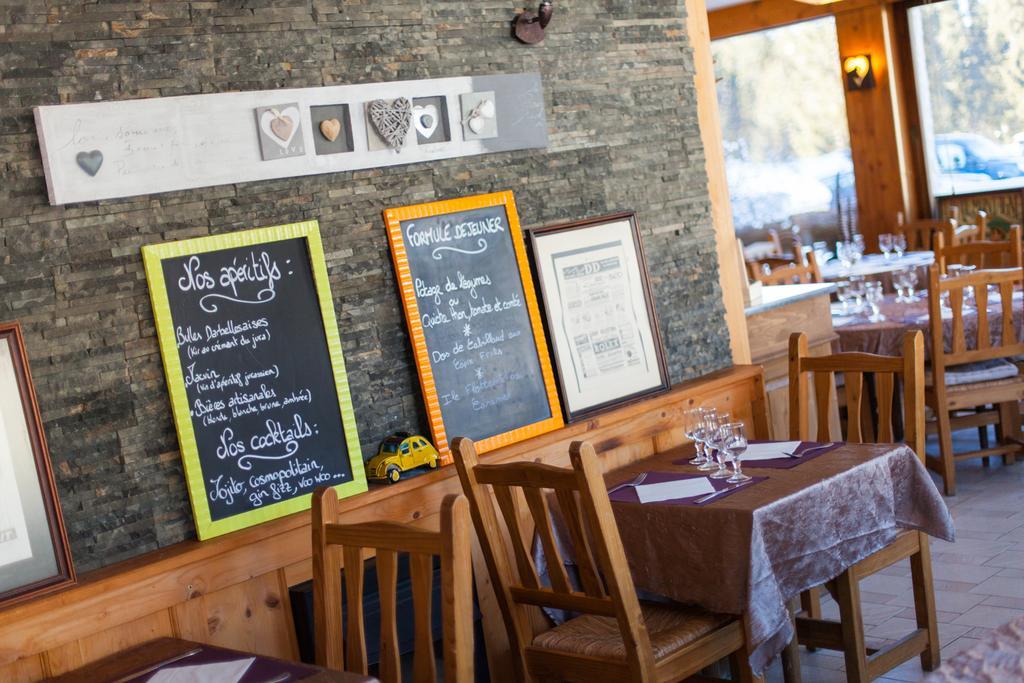 Hotel Restaurant La Darbella Les Rousses Bagian luar foto